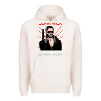 Pale Pink the baba yaga Premium Hoodie - artisFamous
