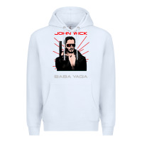 White the baba yaga Premium Hoodie - artisFamous