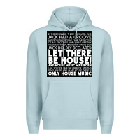 Blue Mist Let there be house music Premium Hoodie - artisFamous