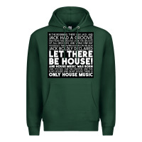 Sports Green Let there be house music Premium Hoodie - artisFamous