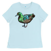 Baby Blue Cayuga Duck Ladies Tee - LillyAllenDesigns