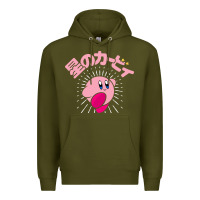 Army Green kirby kanji classic Premium Hoodie - artisFamous