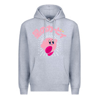 Heather Grey kirby kanji classic Premium Hoodie - artisFamous
