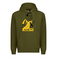 Army Green norm macdonald cartoon Premium Hoodie - artisFamous
