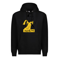 Black norm macdonald cartoon Premium Hoodie - artisFamous