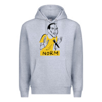 Heather Grey norm macdonald cartoon Premium Hoodie - artisFamous