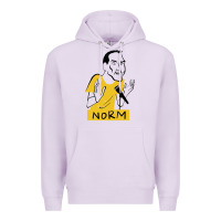 Lilac norm macdonald cartoon Premium Hoodie - artisFamous