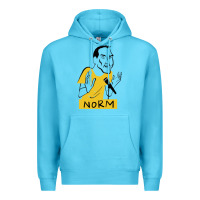 Ocean Blue norm macdonald cartoon Premium Hoodie - artisFamous