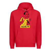 Red norm macdonald cartoon Premium Hoodie - artisFamous