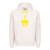 Pale Pink just a boy who loves ballet Premium Hoodie - artisFamous