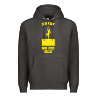 Smoke just a boy who loves ballet Premium Hoodie - artisFamous