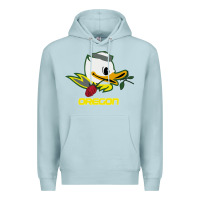 Blue Mist throwback oregon Premium Hoodie - artisFamous