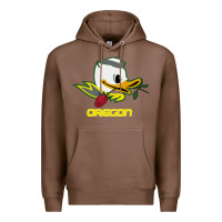 Chestnut throwback oregon Premium Hoodie - artisFamous