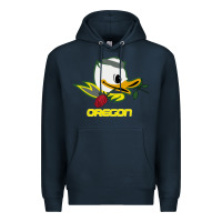 Navy throwback oregon Premium Hoodie - artisFamous