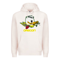 Pale Pink throwback oregon Premium Hoodie - artisFamous