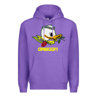 Purple throwback oregon Premium Hoodie - artisFamous