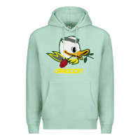 Seafoam throwback oregon Premium Hoodie - artisFamous