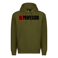 Army Green professor money el profesor Premium Hoodie - artisFamous
