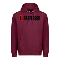 Burgundy professor money el profesor Premium Hoodie - artisFamous