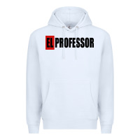 White professor money el profesor Premium Hoodie - artisFamous