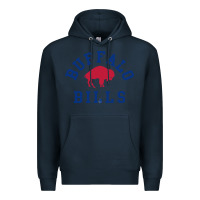Navy vintage distressed bills Premium Hoodie - artisFamous