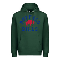 Sports Green vintage distressed bills Premium Hoodie - artisFamous