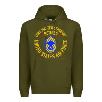 Army Green chief master sergeant retired Premium Hoodie - artisFamous