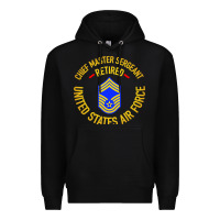 Black chief master sergeant retired Premium Hoodie - artisFamous