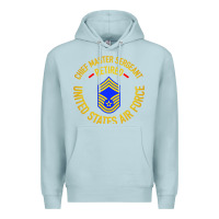Blue Mist chief master sergeant retired Premium Hoodie - artisFamous
