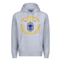 Heather Grey chief master sergeant retired Premium Hoodie - artisFamous