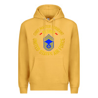 Mustard chief master sergeant retired Premium Hoodie - artisFamous