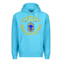 Ocean Blue chief master sergeant retired Premium Hoodie - artisFamous