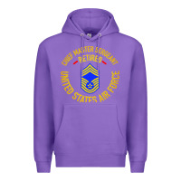 Purple chief master sergeant retired Premium Hoodie - artisFamous