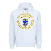 White chief master sergeant retired Premium Hoodie - artisFamous