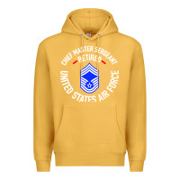 Mustard chief master sergeant retired Premium Hoodie - artisFamous