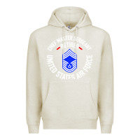 Oatmeal Heather chief master sergeant retired Premium Hoodie - artisFamous