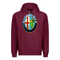 Burgundy alfa racing big merch Premium Hoodie - artisFamous