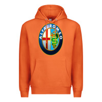 Carrot alfa racing big merch Premium Hoodie - artisFamous