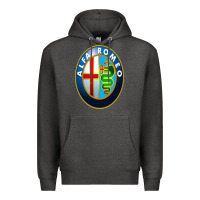 Charcoal Heather alfa racing big merch Premium Hoodie - artisFamous