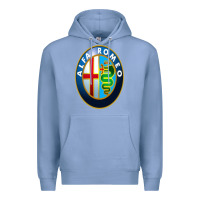 Colony Blue alfa racing big merch Premium Hoodie - artisFamous