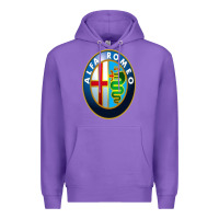 Purple alfa racing big merch Premium Hoodie - artisFamous