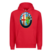 Red alfa racing big merch Premium Hoodie - artisFamous