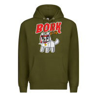 Army Green bork  gang Premium Hoodie - artisFamous