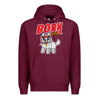 Burgundy bork  gang Premium Hoodie - artisFamous