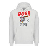 Dove Grey bork  gang Premium Hoodie - artisFamous