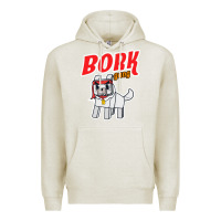 Oatmeal Heather bork  gang Premium Hoodie - artisFamous
