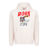 Pale Pink bork  gang Premium Hoodie - artisFamous