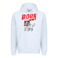 White bork  gang Premium Hoodie - artisFamous