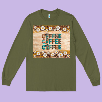 Coffee Long Sleeve Tee Designed By Artiststas