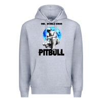 Heather Grey merch mr worldwide pit bull Premium Hoodie - artisFamous